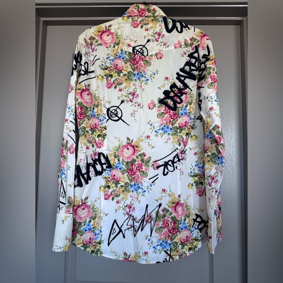 DSQUARED2 GRANNY'S BUNCH WESTERN MEN SHIRT - Picture 4 of 16